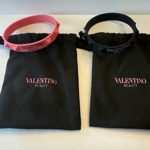 New in bag! Pair of Valentino Beauty studded bracelets